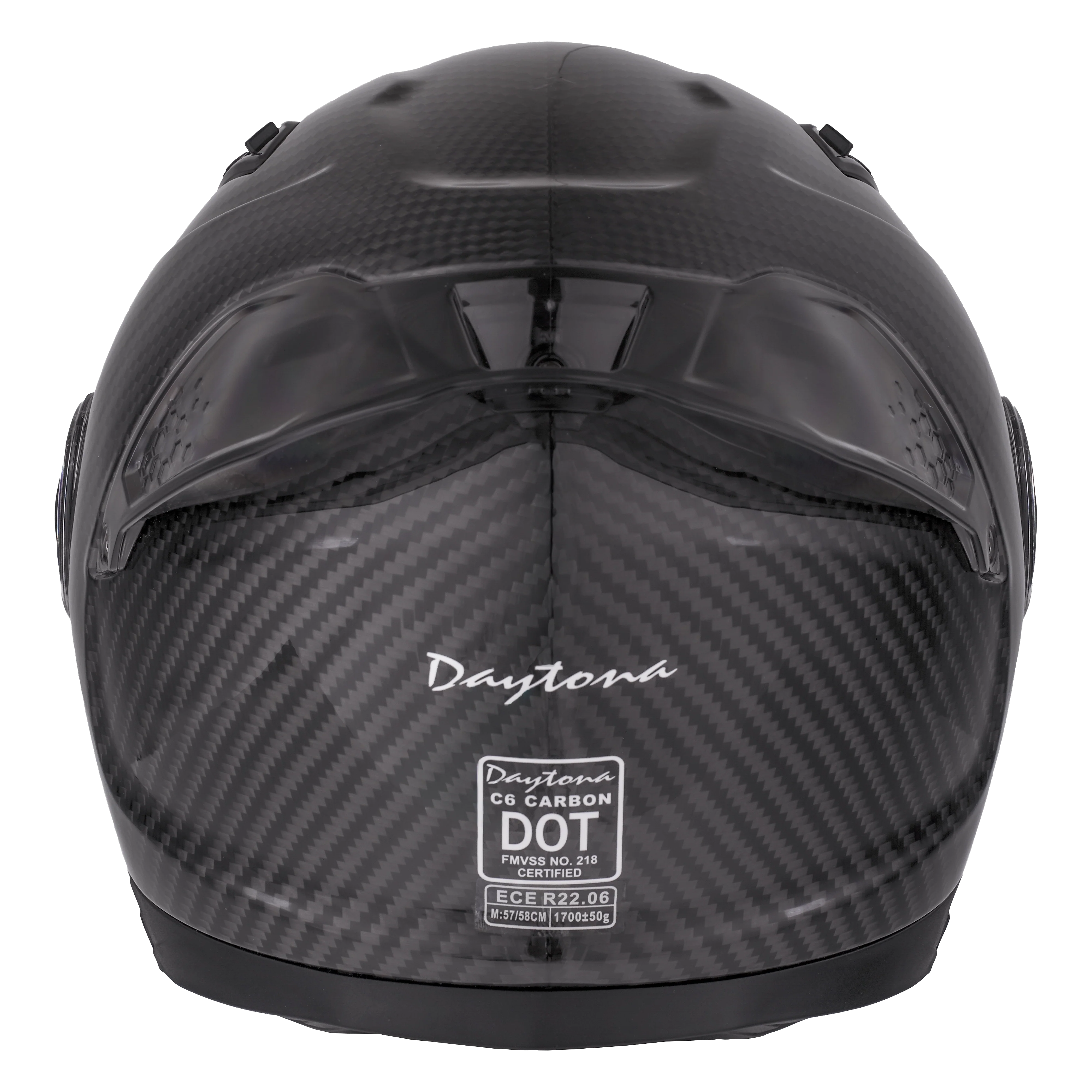 D.O.T. & ECE Daytona C6 PRO- Grey Carbon Fiber - Image 4