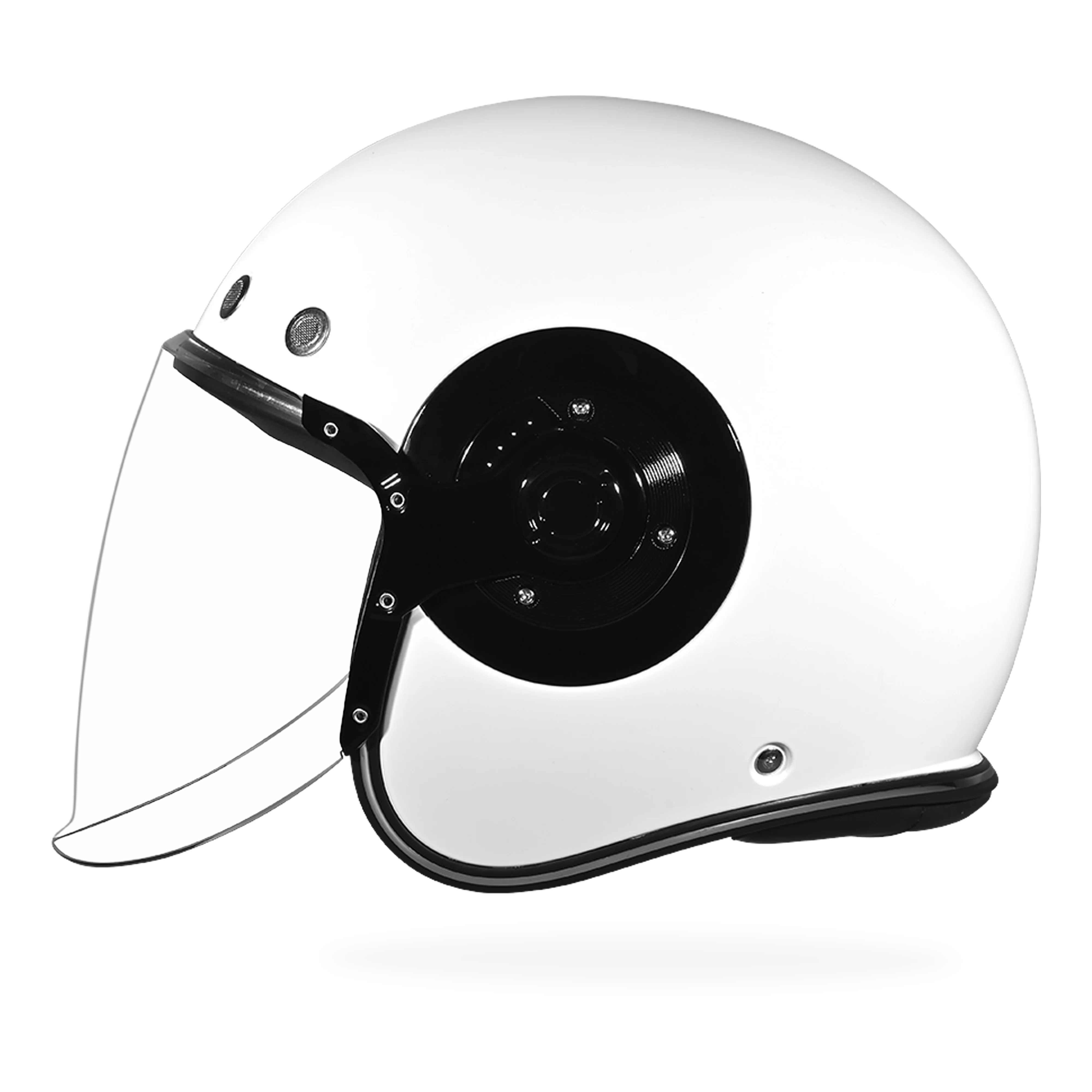 D.O.T. & ECE Daytona Retro Jet- Hi-Gloss White - Image 2