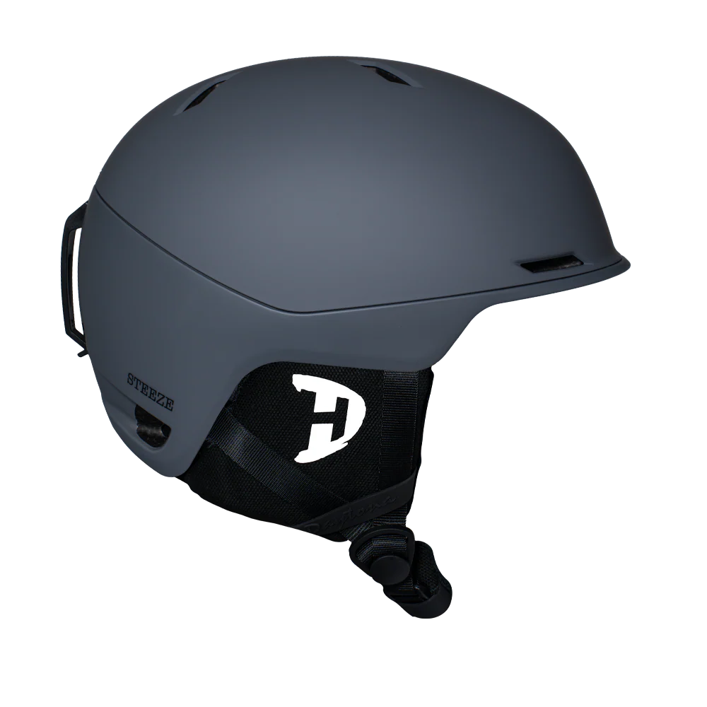 Daytona Steeze Snowboard Helmet - Adjustable Helmet for Men, Women & Youth - Dull Grey Finish